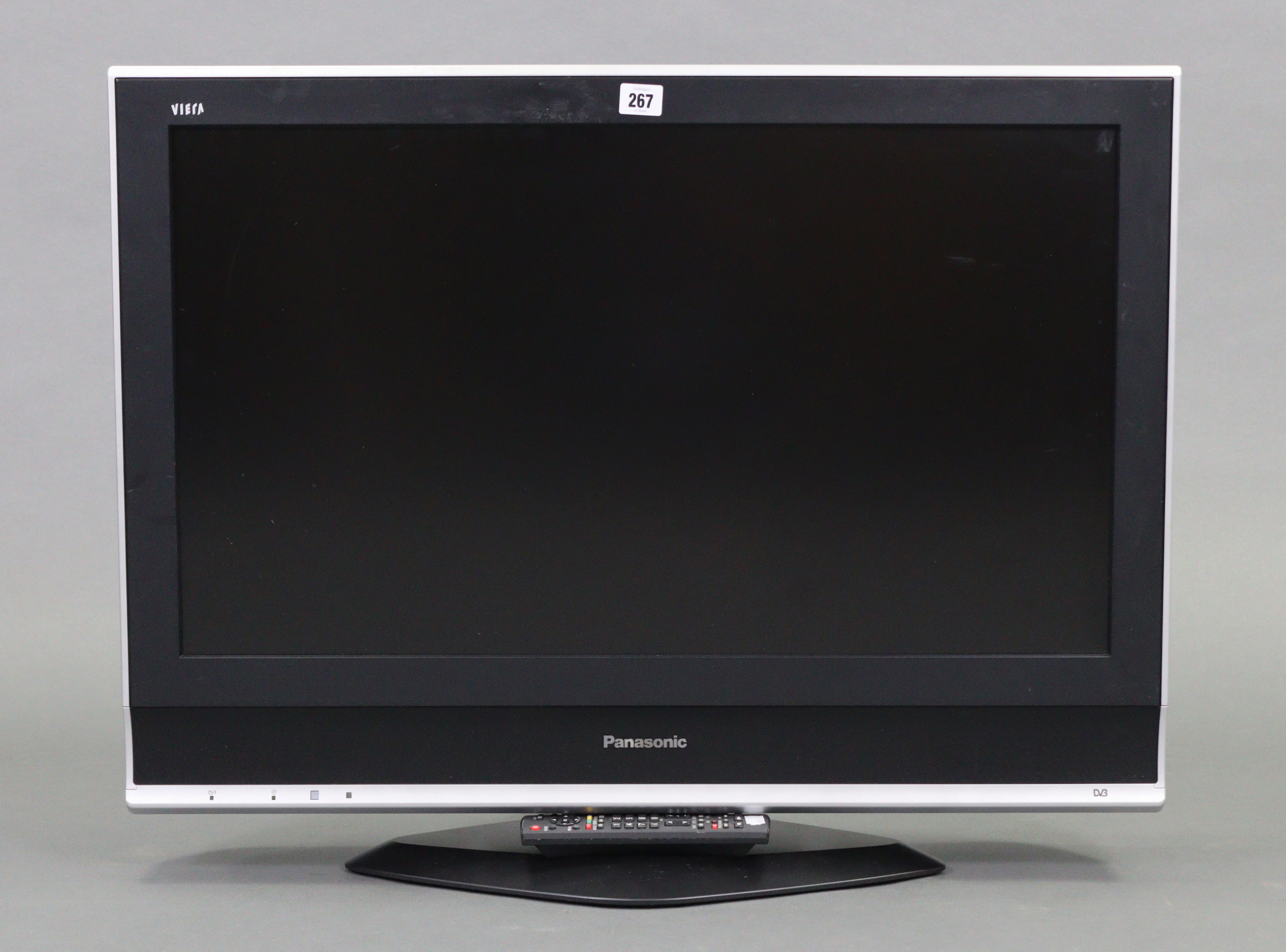 A Panasonic “Viera 32” LCD television; & a ditto DVD/CD player, each with remote control.