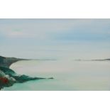 KEITH ATHAY (Contemporary). “Cold Sea”. Oil on canvas: in scribed & dated “May 05” verso; 20” x 30”,