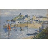 DOROTHY MORSE BROWN (1900-1995). A view of Tenby Harbour. Signed lower left; watercolour: 5” x 8”,