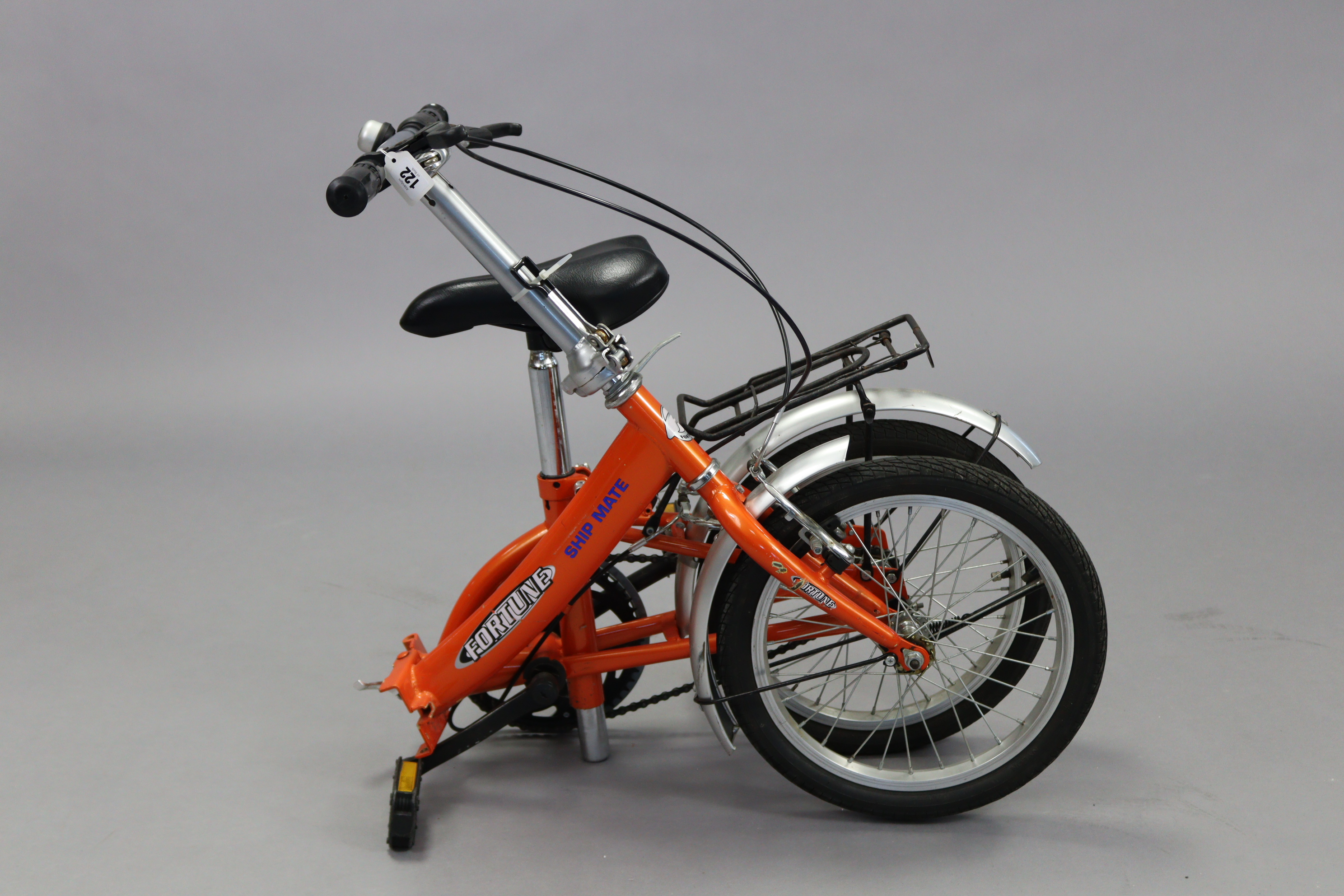 A Fortune “Ship-mate” folding bicycle (orange). - Image 4 of 4