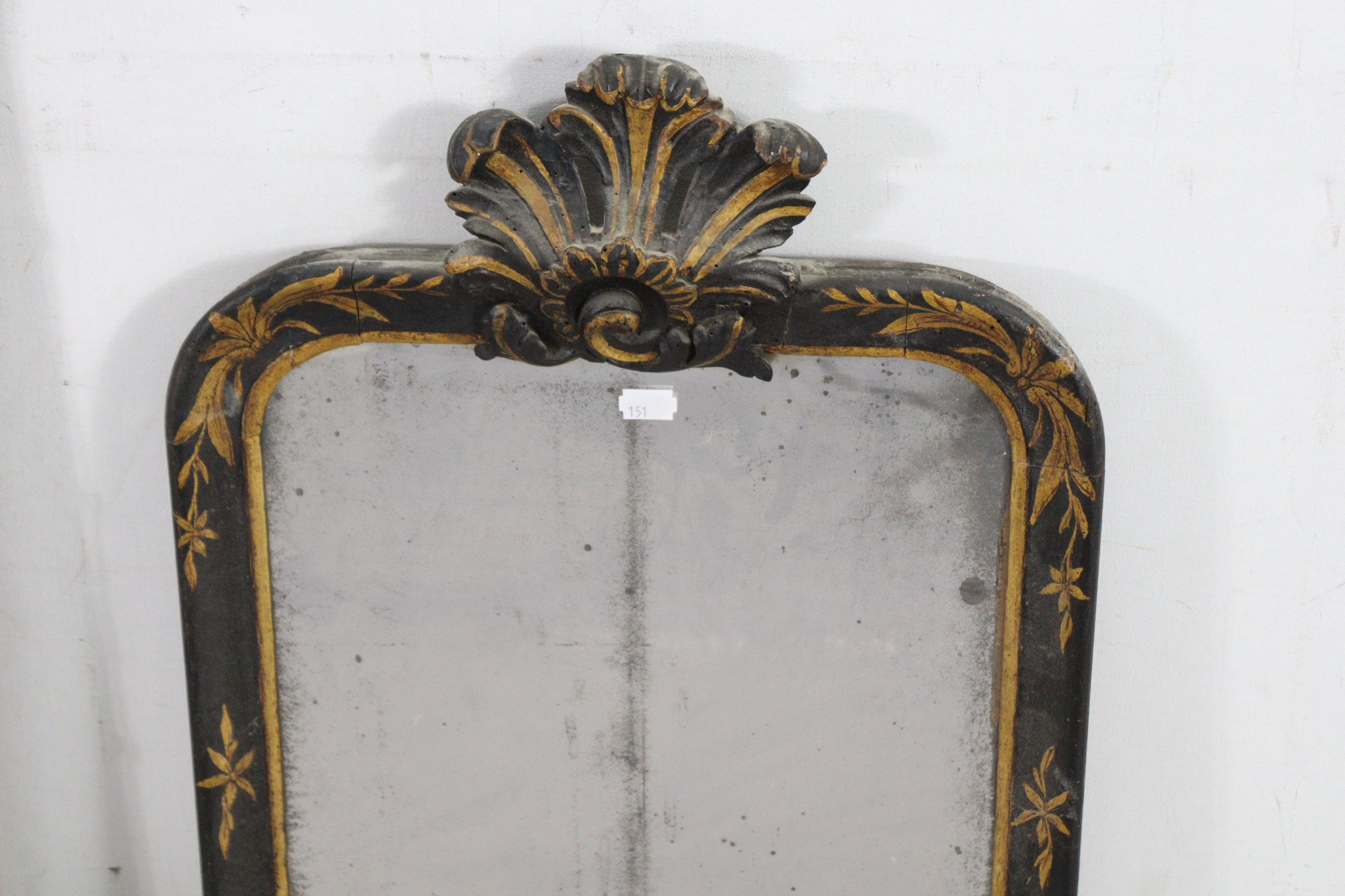A continental-style gilt frame pier glass, 31” x 16”; together with two rectangular wall mirrors. - Image 6 of 10