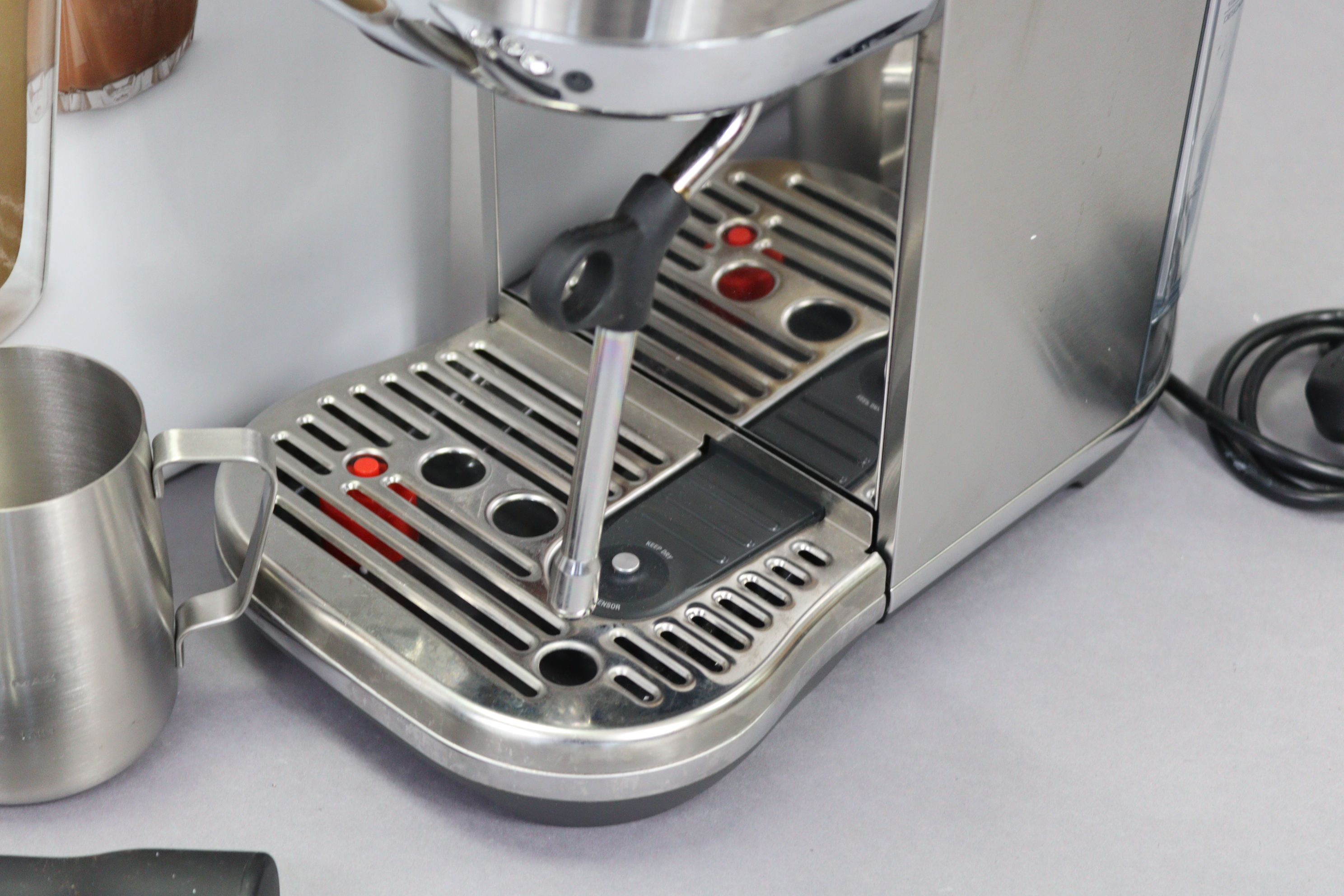 A Sage “Bambino Plus” coffee machine; & a box of twenty Nespresso coffee refills. - Image 3 of 10