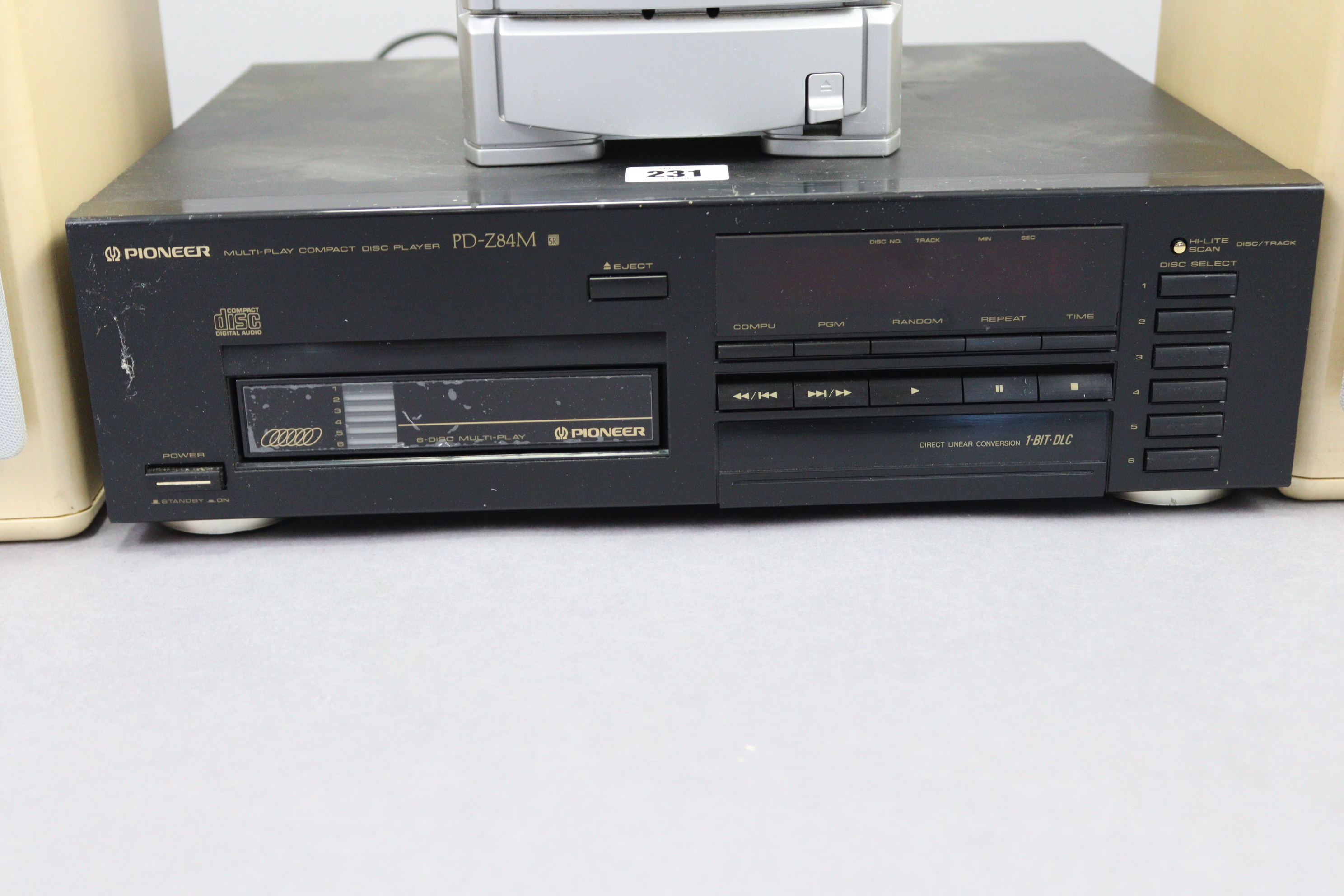 A Pioneer compact disc player (PD-Z84M); & a JVC micro component system. - Image 2 of 3