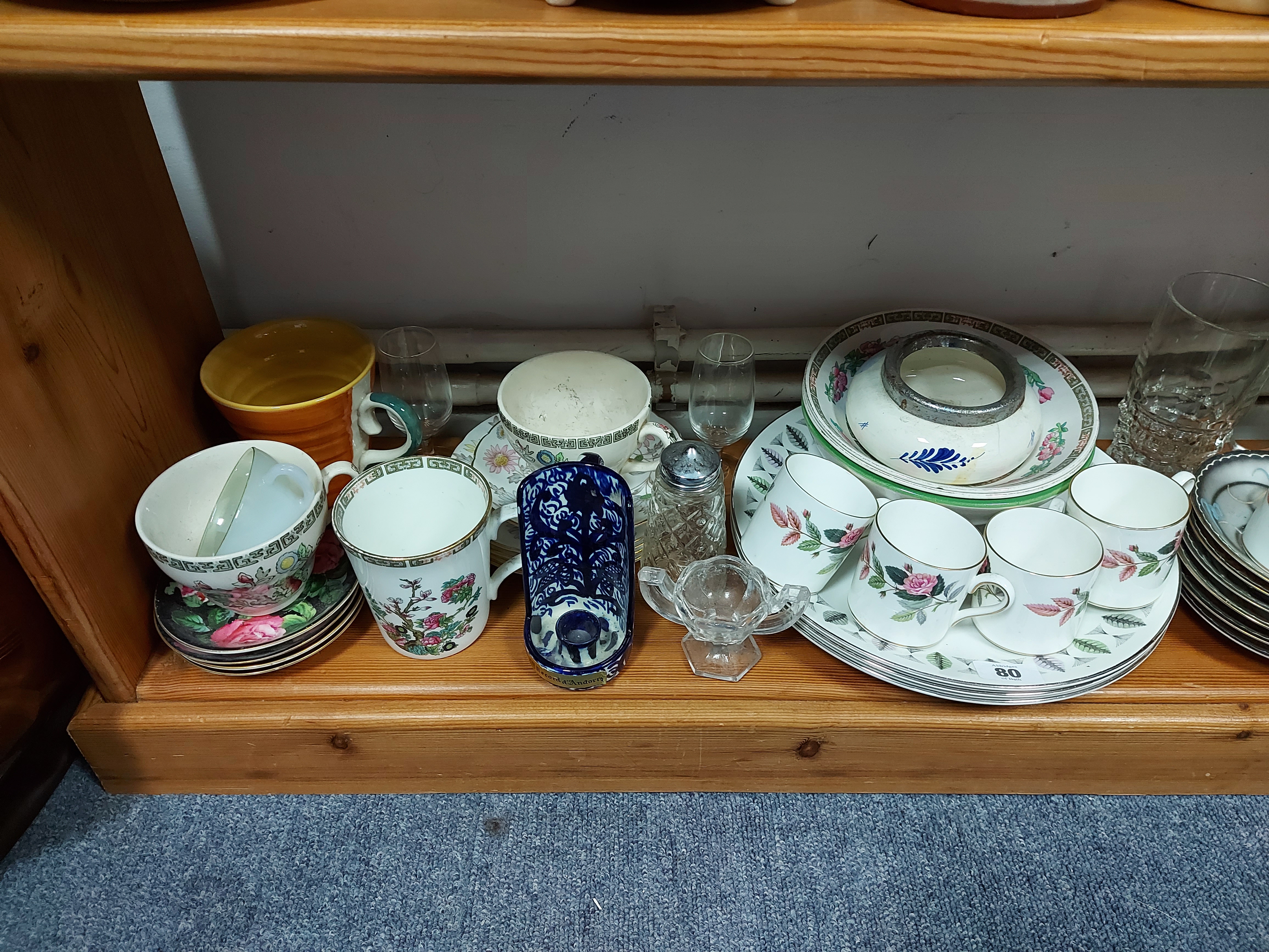 Various items of decorative china, pottery, & glassware. - Image 6 of 6