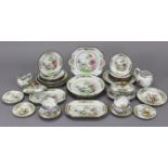 A Copeland Spode’s “Indian Tree” pattern forty-four piece part dinner & tea service.
