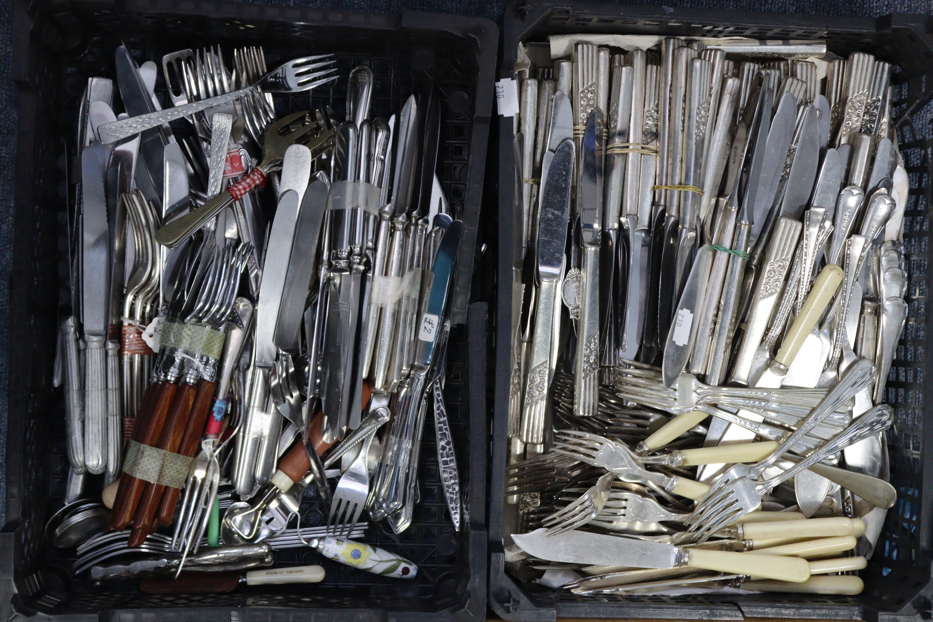 Various items of silver-plated & stainless steel cutlery, cased & uncased. - Image 7 of 9