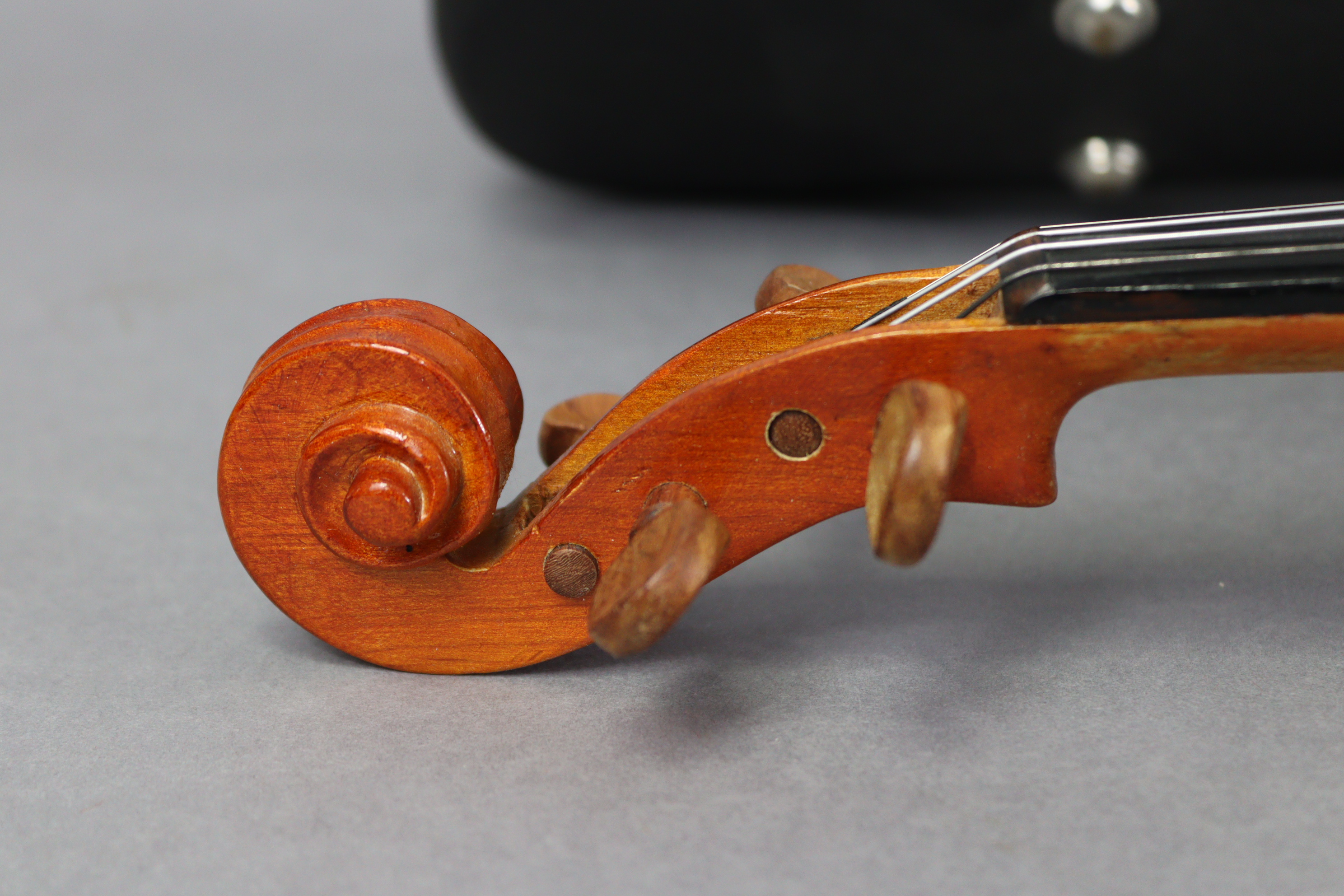 A “Stentor Student” violin & bow by Stentor Music of England, 24” long, with case. - Image 6 of 8