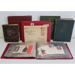 A collection of G B & foreign stamps in four albums; & a collection of sixty-three First Day Covers,