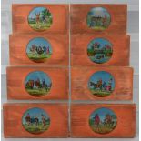 A set of eight early 20th century coloured lantern slides – Biblical views by Carpenter & Westley of