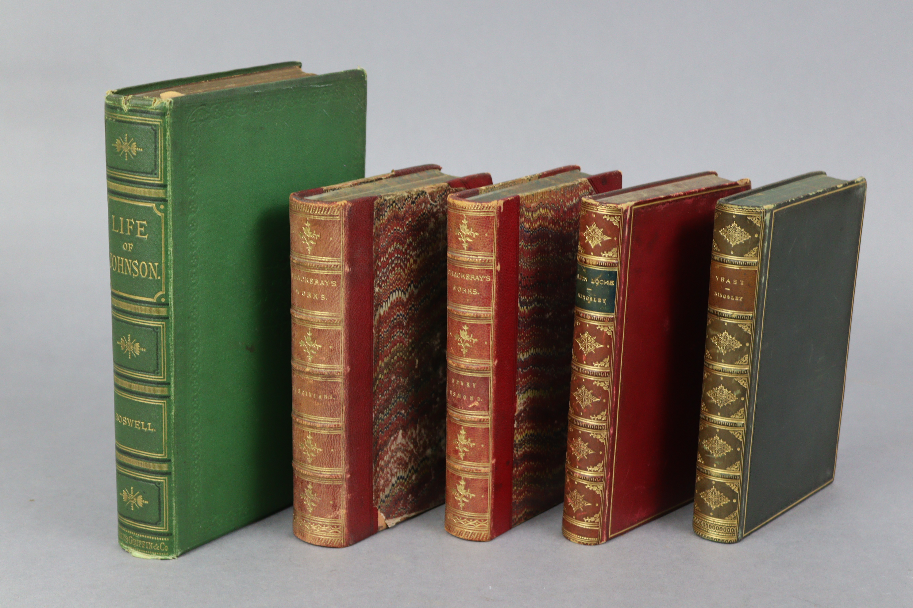 Five various vintage books; together with a German small music box, 1¾” wide, boxed; Kakaime - Image 5 of 11