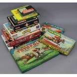 A Waddingtons “Totopoly” horse-racing game; together with various other boxed games & jig-saw