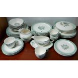 A Wedgwood of Etruria “Woodbury” pattern forty-four piece part dinner & tea service, part w.a.f.