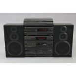 A JVC stacking hi-fi system.