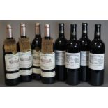 Four bottles of Chateau de Chambert 1998 vintage Cahors red wine; & four bottles of Chateau Saint-Go