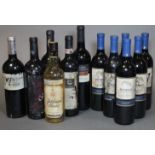 Five bottles of Stimson Washington State 2001 vintage red wine; Six various other bottles of vintage