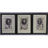 A group of three 18th century mezzotint portrait engravings of Thomas Sydenham, M. D., Henry Boyle