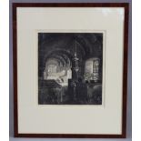 ROBIN TANNER (1904-1988). “Harvest Festival”. Black & white etching, signed in pencil lower