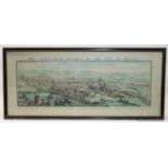 SAMUEL & NATHANIEL BUCK. “The North West Prospect of The City of Bristol”; hand coloured