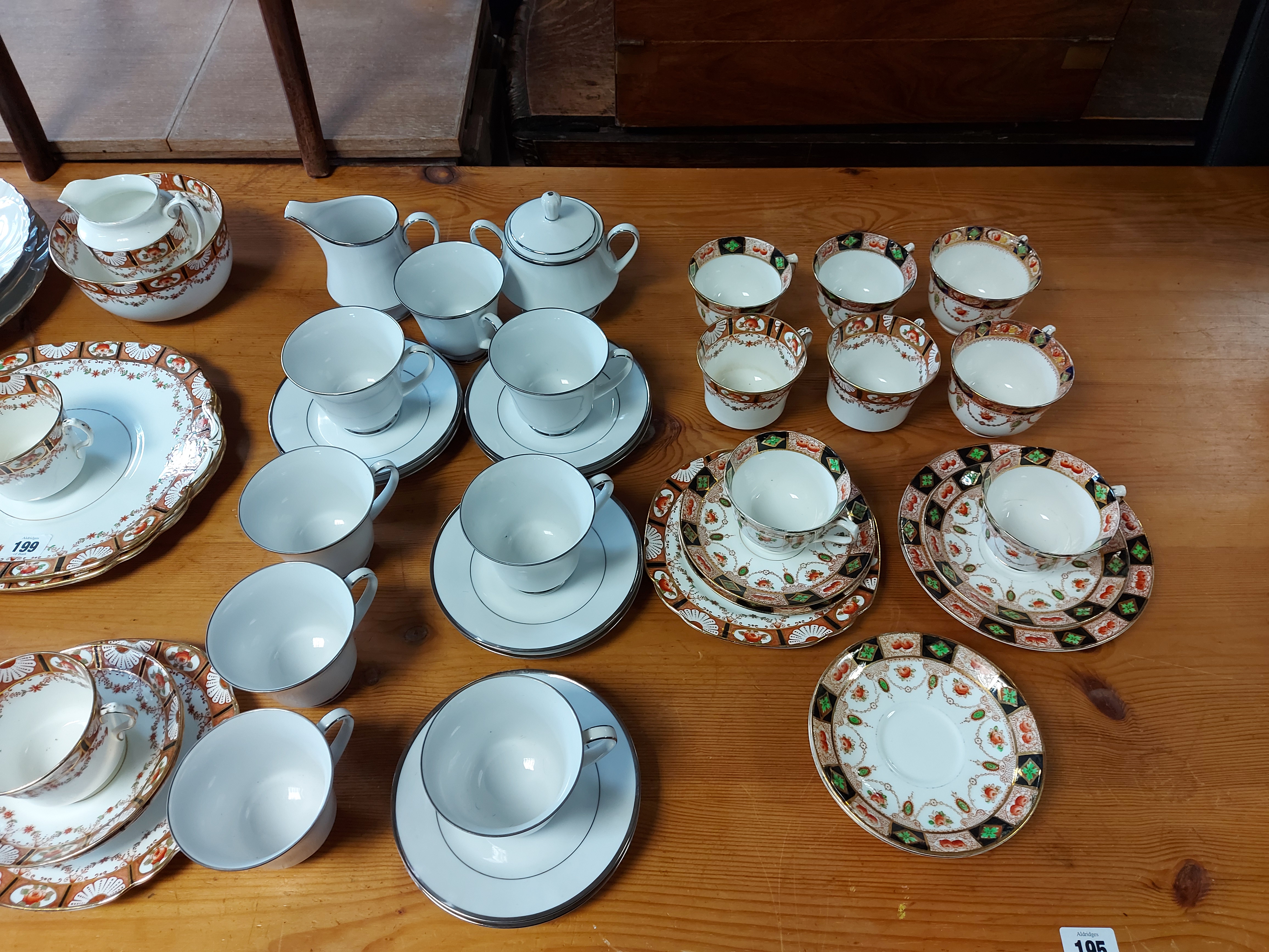 A Queen’s china “Rosina” pattern thirty-five piece part tea service; together with various other - Image 2 of 2