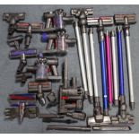 Various Dyson vacuum cleaner accessories.