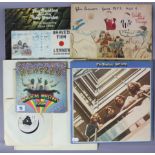 Seven various records by The Beatles, John Lennon & Yoko Ono.