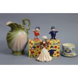 A Coalport Ladies of Fashion series figure “Carol”; two Royal Worcester figures “Noddy” & “P C