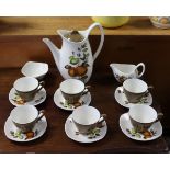 A Midwinter Stylecraft “Oranges And Lemons” fifteen-piece coffee service.