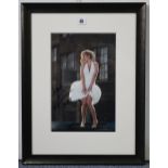 A photographic print of the Welsh operatic/pop singer Katherine Jenkins inscribed “Love Katherine