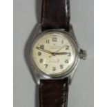 An early/mid 20th century Rolex Oyster Royal shock-resistant wristwatch, the 1” dial with Arabic
