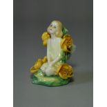 An early Royal Doulton porcelain figure titled: “Fairy” (HN 1378), circa 1930-38; 2½” high. (Chips