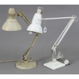 A Herbert Terrys of Redditch anglepoise desk lamp; & a Norwegian anglepoise desk lamp.