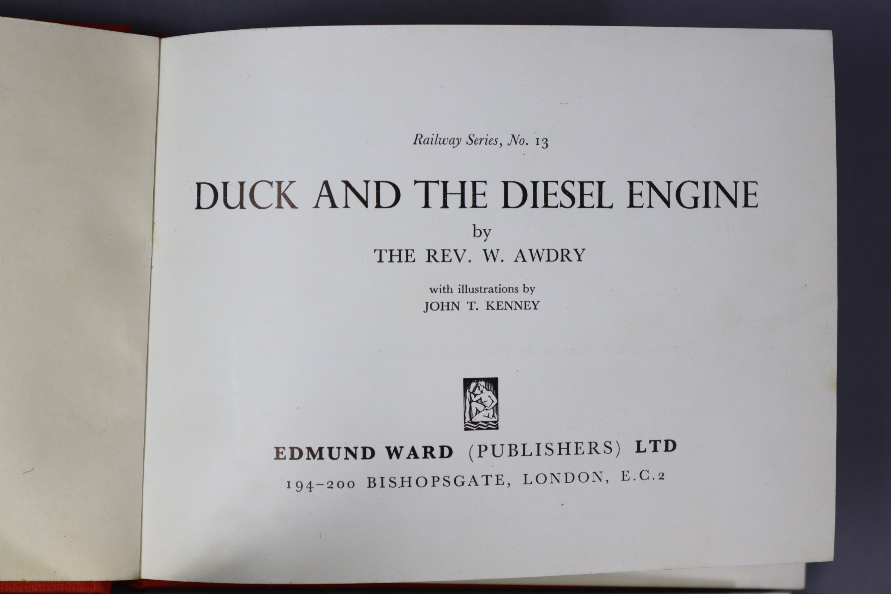 Three Railway Series volumes by the Rev. W. Awdry titled: “Duck And The Diesel Engine”, “Gordon - Image 3 of 5