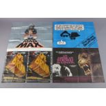 Seventy-nine various movie posters, circa 1970’s onwards, including “American Werewolf in London", "