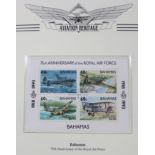 “AVIATION HERITAGE”, a six album set of British & Commonwealth commemorative stamps & covers marking