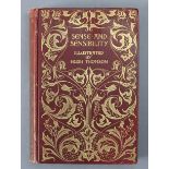 “SENSE AND SENSIBILITY” by JANE AUSTEN (publ. 1898), Illustrated by HUGH THOMSON; gilt tooled red cl