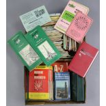 A collection of assorted street plans, Ordinance Survey maps; & travel books.