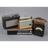A Hacker “Sovereign II” transistor radio; a Roberts ditto; a Ferguson radio (model 3196); & a