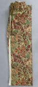 A pair of Liberty William Morris pattern floral decorated lined curtains, 9’ drop x 8’ wide.
