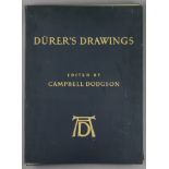 DODGSON, CAMPBELL (editor) “DURER’S DRAWINGS IN COLOUR, LINE, & WASH”. A selection of fifty-six