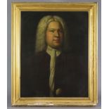 ENGLISH SCHOOL, late 18th century. A head-&-shoulders portrait of a gentleman. Oil on canvas: 29”