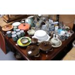 Various items of decorative china, pottery, etc.