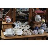 Various items of decorative china & glassware, part w.a.f.