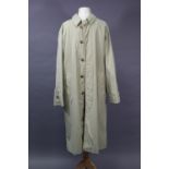 A Barbour cream coloured ‘T280 Travel Mac’, size M, polyester, cotton, & leather; and a Caramelo