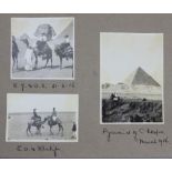 An album of approximately four hundred postcards, circa early 20th century – Egypt, Paris, Rome,