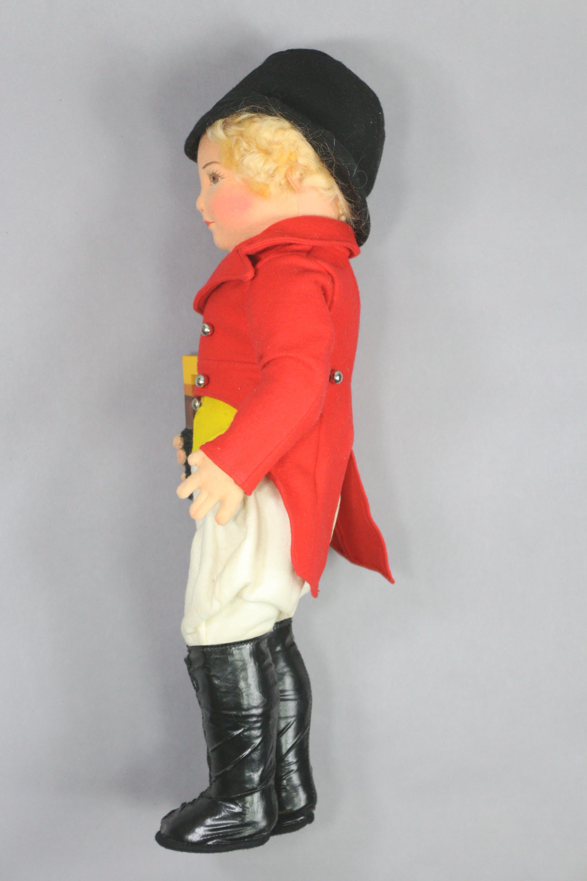 A 1930’s NORAH WELLINGS “RIDING GIRL” DOLL, 18” high, boxed (box w.a.f.). - Image 2 of 4