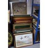 A quantity of assorted decorative paintings & prints.