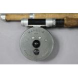 A Hardy Bros “Marquis 7” fly-fishing reel; a ditto graphite 5/6 two-piece fly-fishing rod; & a