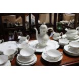 A Royal Doulton Moselle collection “Avignon” extensive seventy-six piece part dinner & tea service.