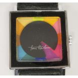 An early 1970s Tian Harlan stainless steel cased Chromachron wristwatch,