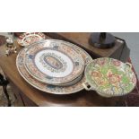 Ceramics: to include a Royal Crown Derby china paperweight, decorated in the Imari palette,